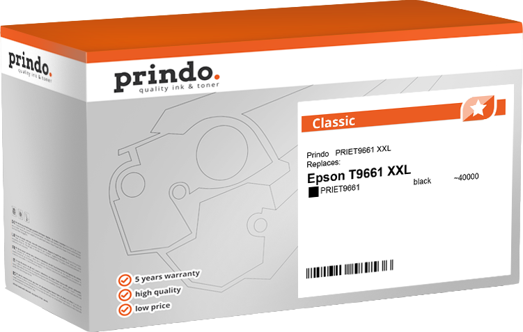 Prindo Classic Xxl Nero Cartuccia D Inchiostro Prindo It