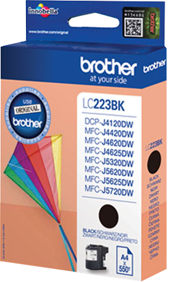 Brother LC223BK nero Cartuccia d'inchiostro