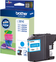 Brother LC221C ciano Cartuccia d'inchiostro