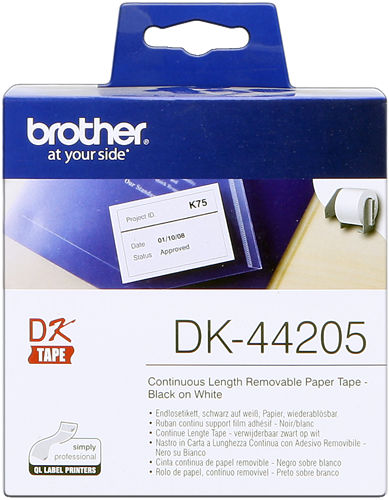 Brother DK-44205 Etichette continue 62mm x 30,48m Bianco