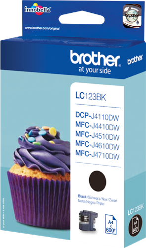 Brother LC123BK nero Cartuccia d'inchiostro