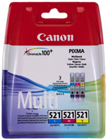 Canon CLI-521 Multipack ciano / magenta / giallo