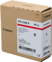 Canon PFI-3300r Rosso Cartuccia d'inchiostro