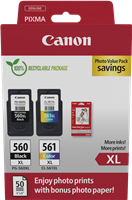 Canon PG-560XL+CL-561XL nero / differenti colori Value Pack