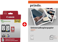 Canon PG-575+CL-576 MCVP nero / differenti colori / Bianco / Bianco Value Pack