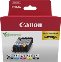 Canon PGI-570+CLI-571 Multipack nero / nero / ciano / magenta / giallo