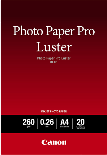 Canon Carta fotografica Pro Luster A4 Bianco
