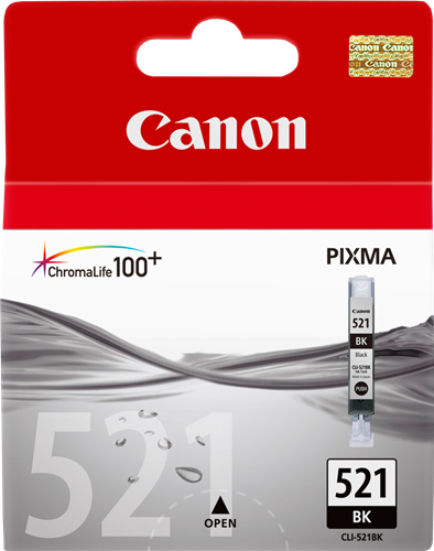 Canon CLI-521bk nero Cartuccia d'inchiostro