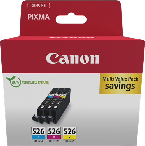 Canon CLI-526 Multipack ciano / magenta / giallo