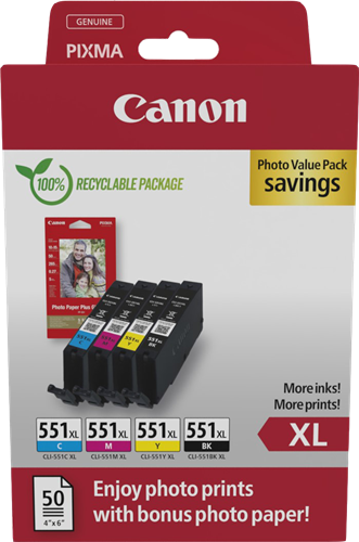 Canon PIXMA iP7250 CLI-551 XL