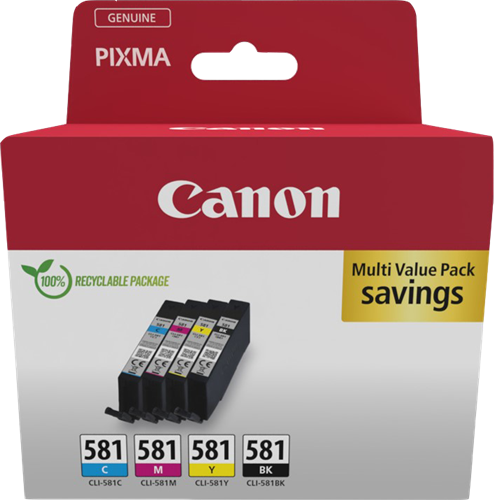 Canon CLI-581 Multipack nero / ciano / magenta / giallo