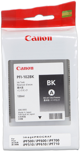 Canon PFI-102bk nero Cartuccia d'inchiostro