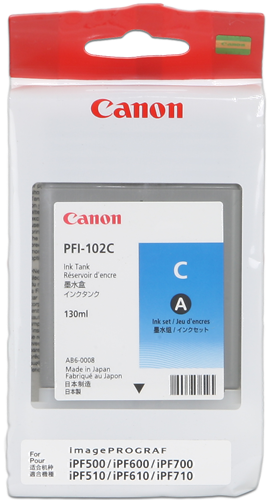 Canon PFI-102c ciano Cartuccia d'inchiostro