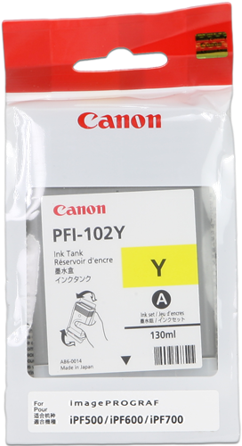 Canon PFI-102y giallo Cartuccia d'inchiostro