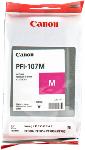 Canon PFI-107m magenta Cartuccia d'inchiostro