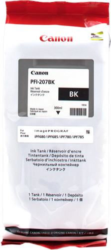 Canon PFI-207bk nero Cartuccia d'inchiostro