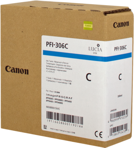 Canon PFI-306c ciano Cartuccia d'inchiostro