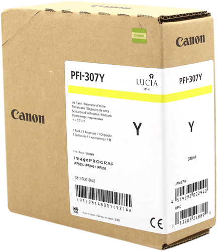 Canon PFI-307y giallo Cartuccia d'inchiostro