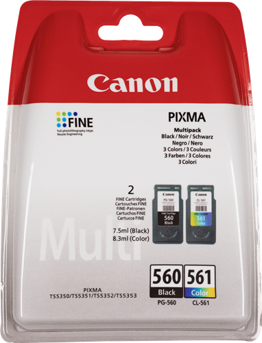 Canon PG-560+CL-561 Multipack nero / differenti colori