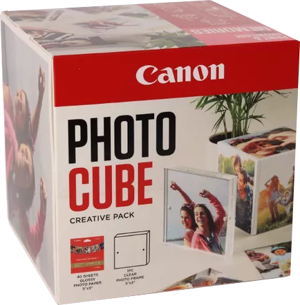 Canon PIXMA TS8352a PP-201 5x5 Photo Cube Creative Pack
