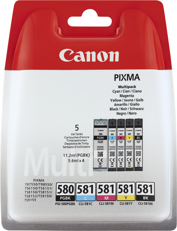 Canon PIXMA TS6350 PGI-580+CLI-581