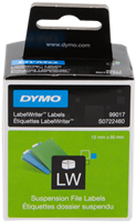 DYMO 99017 Etichette per cartelle sospese 50x12mm Bianco