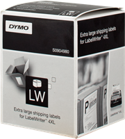 DYMO S0904980 Etichette di spedizione XL 104x159mm Bianco