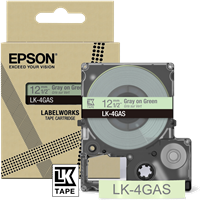 Epson LK-4GAS Nastro Grigiosuverde chiaro 