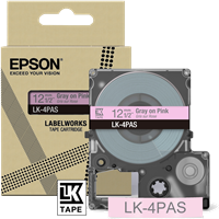 Epson LK-4PAS Nastro GrigiosuRosa