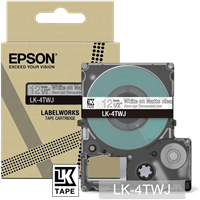 Epson LK-4TWJ Nastro BiancosuTrasparente