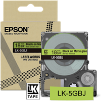 Epson LK-5GBJ Nastro nerosuVerde