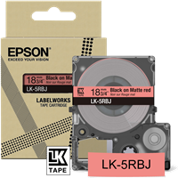 Epson LK-5RBJ Nastro nerosuRosso