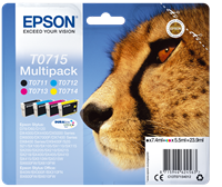 Epson T0715 Multipack nero / ciano / magenta / giallo