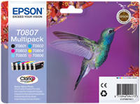 Epson T0807 Multipack nero / ciano / magenta / giallo / ciano (chiaro) / magenta (chiaro)