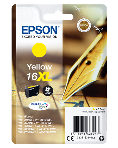 Epson 16 XL giallo Cartuccia d'inchiostro