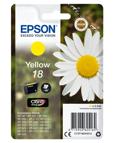 Epson 18 giallo Cartuccia d'inchiostro