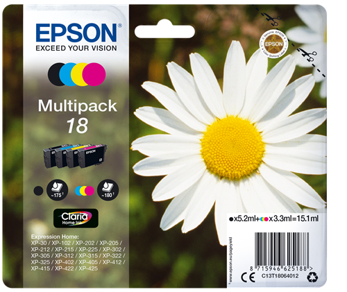 Epson 18 Multipack nero / ciano / magenta / giallo