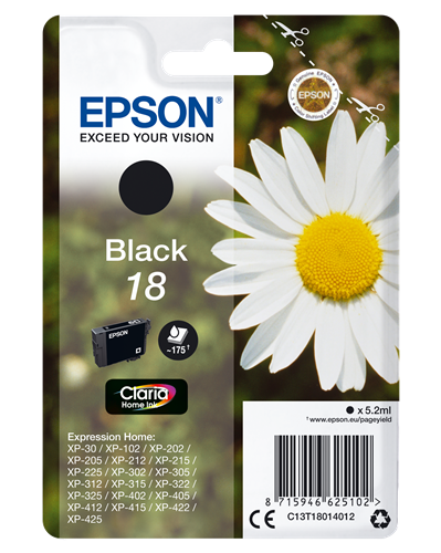 Epson 18 nero Cartuccia d'inchiostro