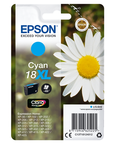 Epson 18 XL ciano Cartuccia d'inchiostro