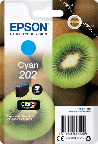 Epson 202 ciano Cartuccia d'inchiostro