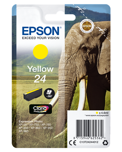 Epson 24 giallo Cartuccia d'inchiostro