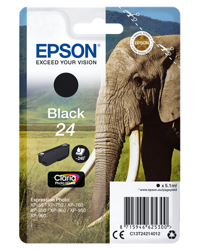 Epson 24 nero Cartuccia d'inchiostro