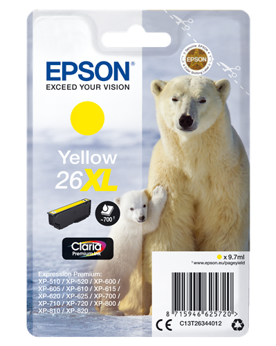 Epson 26 XL giallo Cartuccia d'inchiostro