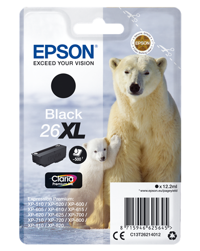 Epson 26 XL nero Cartuccia d'inchiostro