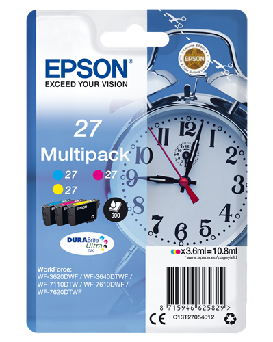 Epson 27 Multipack ciano / magenta / giallo