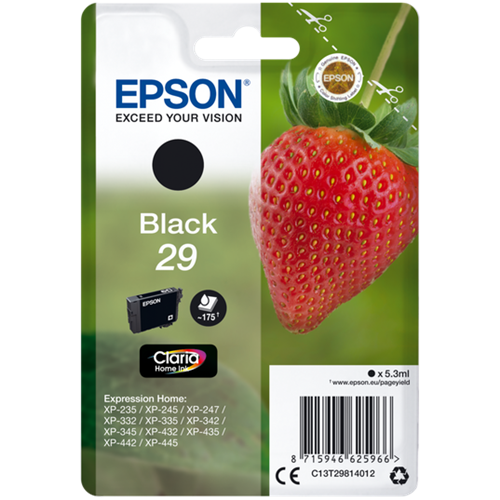 Epson 29 nero Cartuccia d'inchiostro