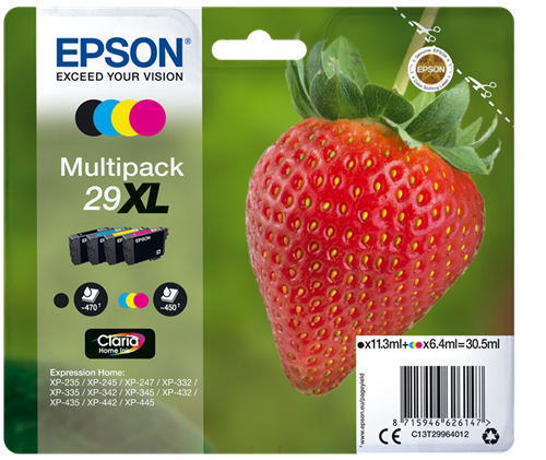 Epson 29 XL Multipack nero / ciano / magenta / giallo