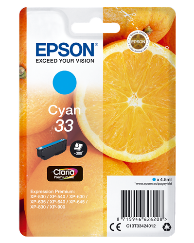Epson 33 ciano Cartuccia d'inchiostro