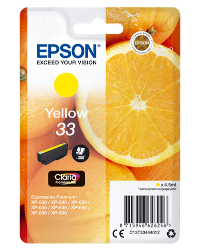 Epson 33 giallo Cartuccia d'inchiostro