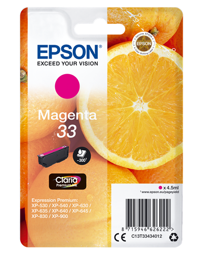 Epson 33 magenta Cartuccia d'inchiostro
